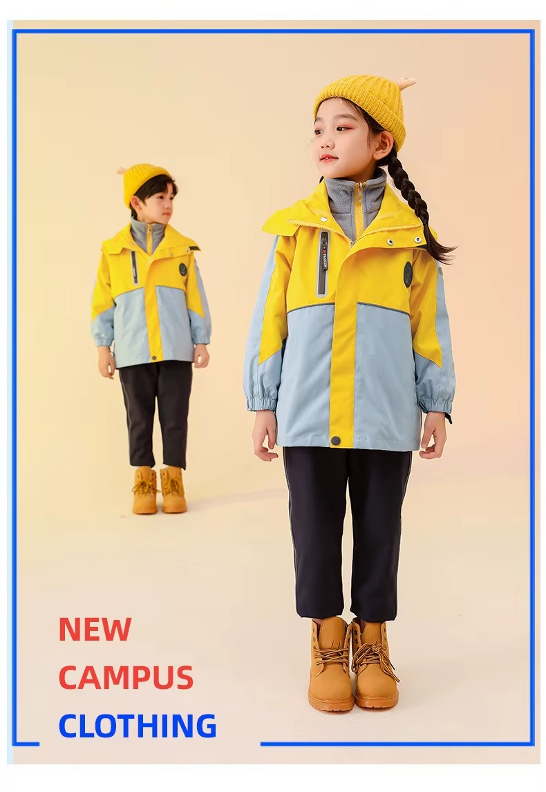 Two-Piece School Uniform Jacket System | Customizable Outerwear for Educational Institutions