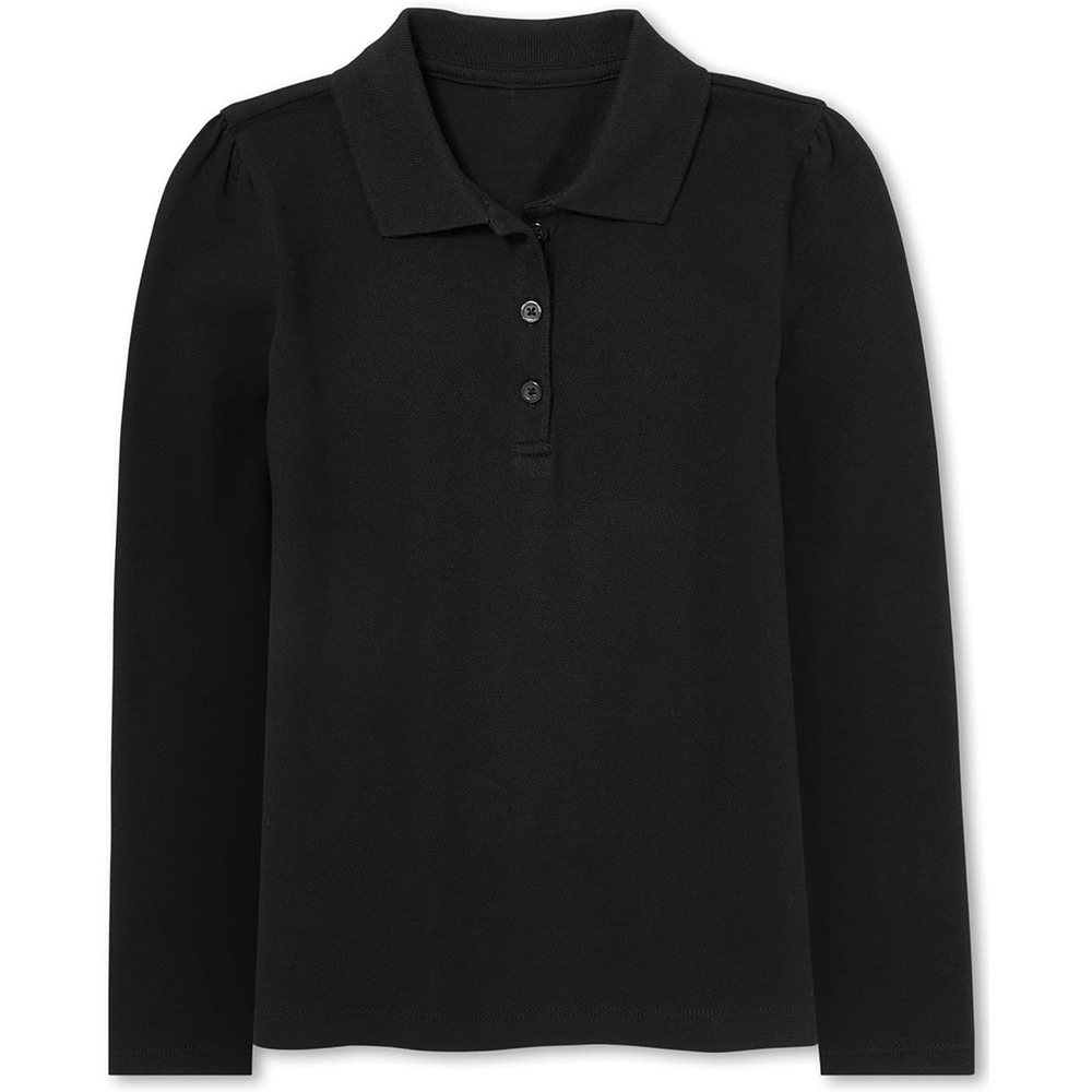 Girls' Puff Sleeve Polo Shirt Manufacturer | Custom School Uniform Tops & OEM Production
