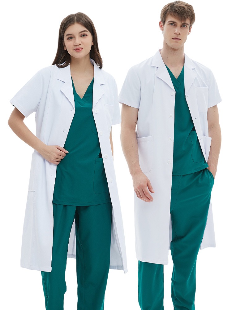 Medical professional white coat | Antistatic and anti-wrinkle