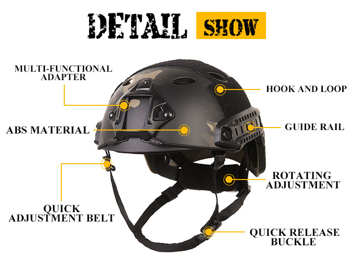 Nij IIIA Ballistic Police Bulletproof Helmet