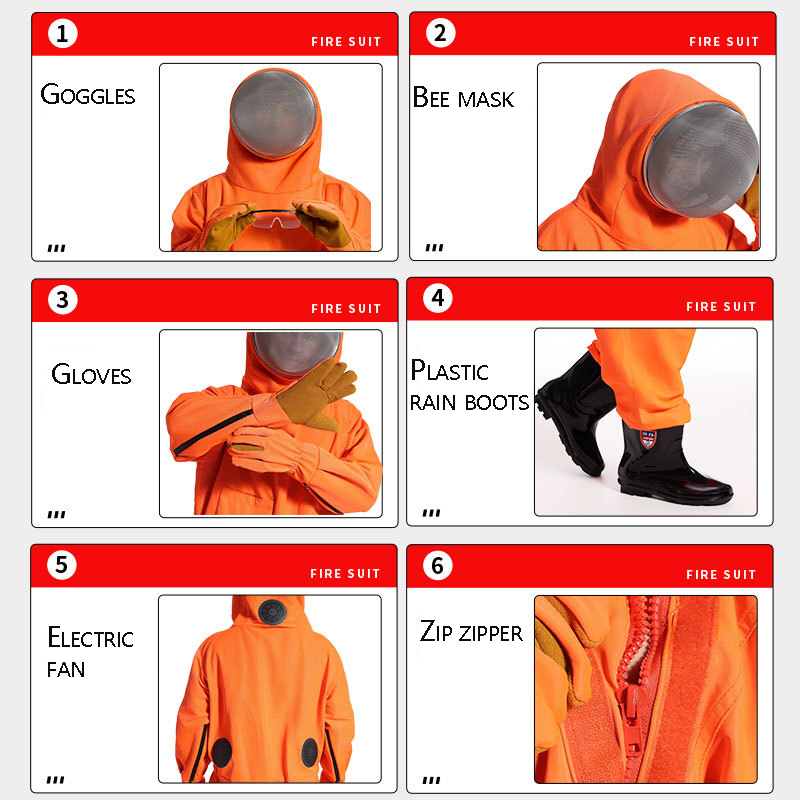 Ventilated Bee protective clothing