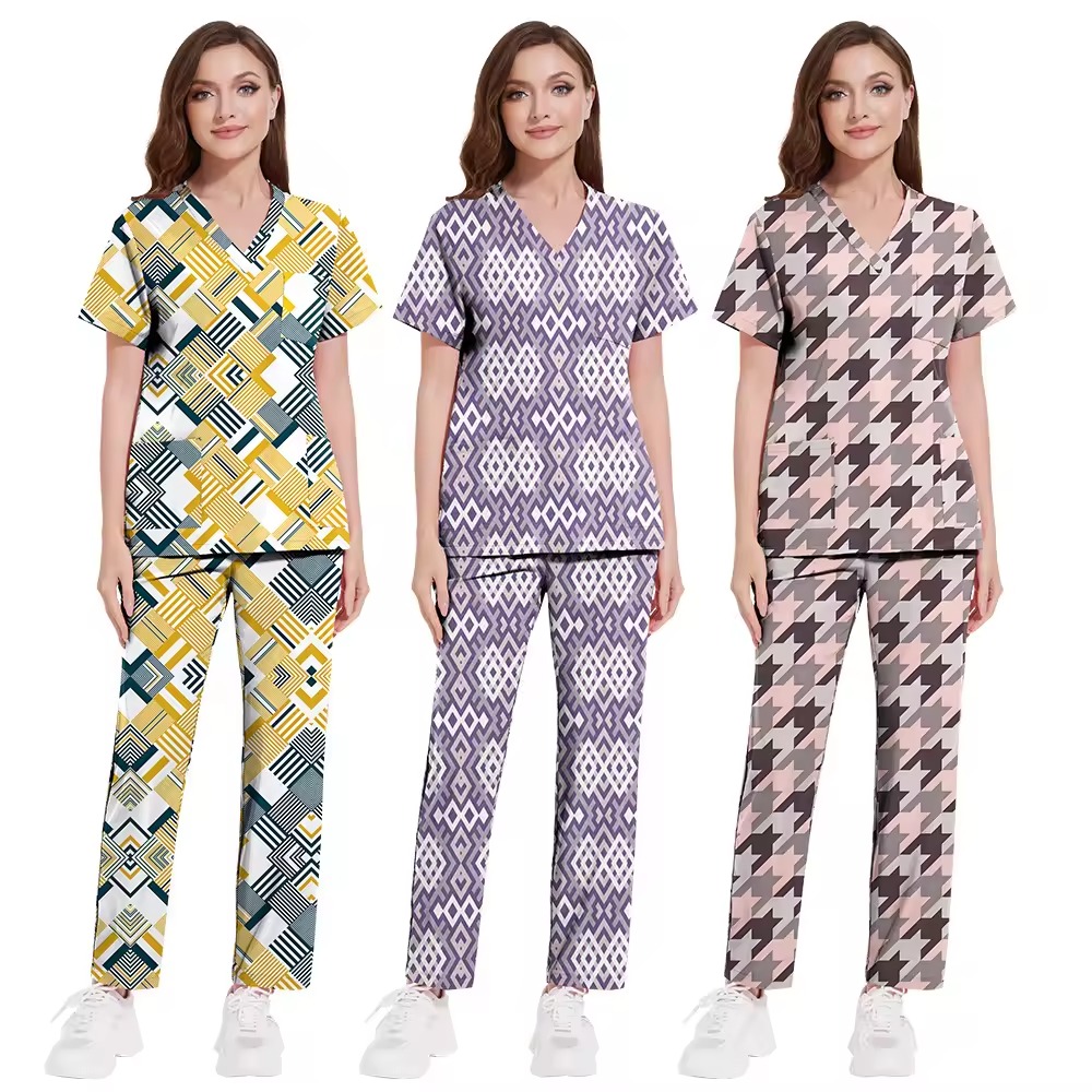Therapeutic Prints Collection | Animal & Geometric Scrubs | Medical Fashion Line